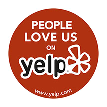 People Love Us On Yelp! Award